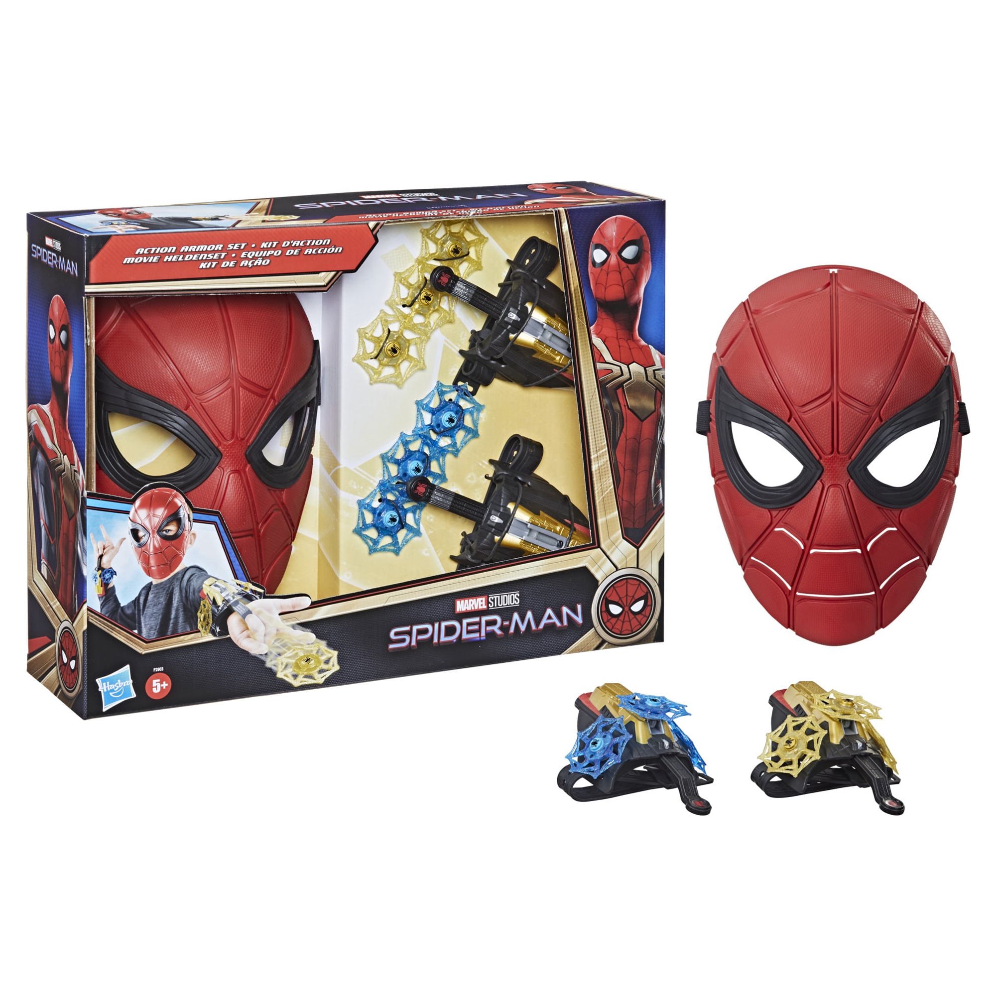 Marvel Spider-Man Action Armor Set with Mask and Gauntlets photo 4
