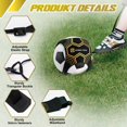 thumbnail image 2 of Cinturón ajustable de entrenamiento de fútbol Global Park, negro, 2 of 8