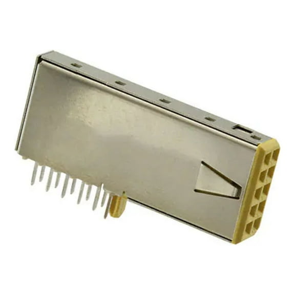 27211218004 Connector 10 Position 0.079 Right Angle Gold Yellow PCB