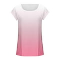 thumbnail image 3 of Aofany Summer Tank Tops for Women 2024 Crewneck Sleeveless Shirts Casual Plus Size Gradient Tunic Blouses, 3 of 4