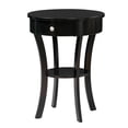 thumbnail image 1 of Convenience Concepts Classic Accents Table d'Appoint en Bois Noir, 1 of 5