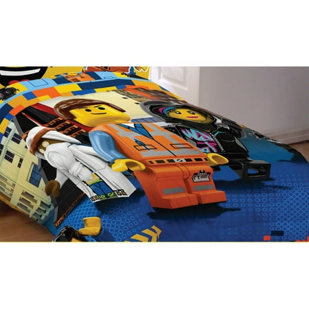 Lego The Movie Microfiber Reversible Twin Full Comforter Set 1