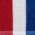 thumbnail image 3 of Serviette de Chaise Longue de Plage à Rayures DII avec Poche Supérieure Ajustée, 26x82, Rouge, Blanc, Bleu, 3 of 6