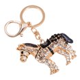 thumbnail image 1 of Horse Shape Rhinestone Key Chain Horse Rhinestone Pendant Decorative Key Ring, 1 of 8