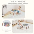 thumbnail image 4 of INFANS 9 in 1 High Chair, Convertible Baby Highchair for Babies and Toddlers, Table and Chair Set Building Block Infant Dining Booster Seat, Kids Stool with Activity Children Play Kitchen, 4 of 9