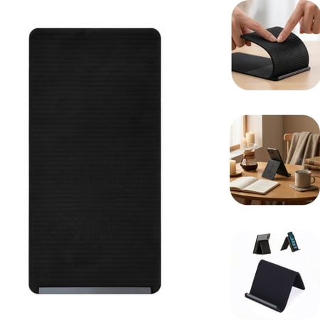 Two functions in one item,Silicone Phone & Tablet Stand Flexible Foldable Holder Travel Portable Universal Mount for Smartphones & Tablets