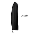 thumbnail image 7 of Umbrella Cover dustproof covers rain Cover for Patio Table with Push Rod Garden Umbrella Covers Durable Storage Bag for Coffee Shop Outdoor Patio , 265cm, 7 of 7
