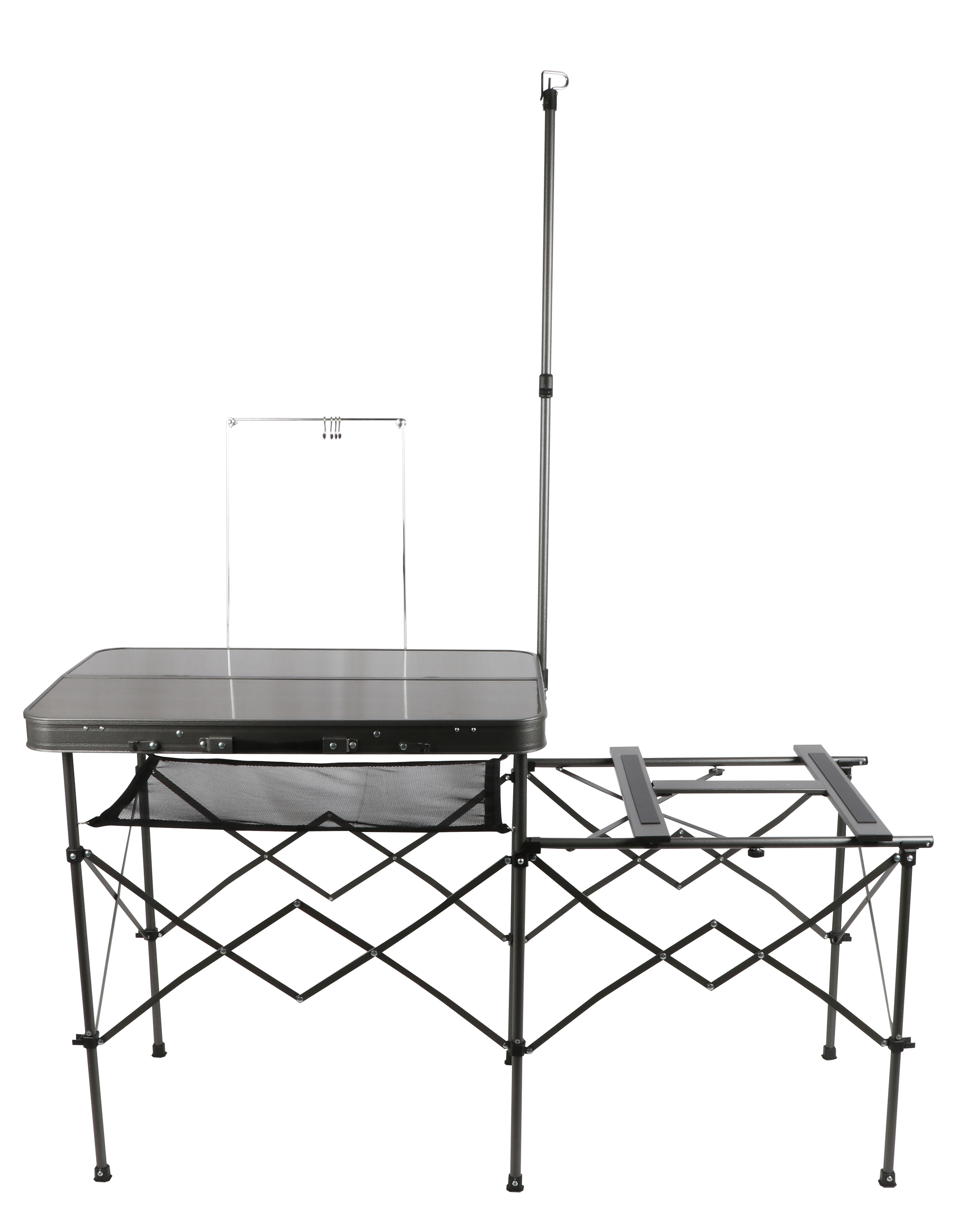 Ozark Trail Camping Table, Silver, 56"L x 21"W x 72"H - image 2 of 16