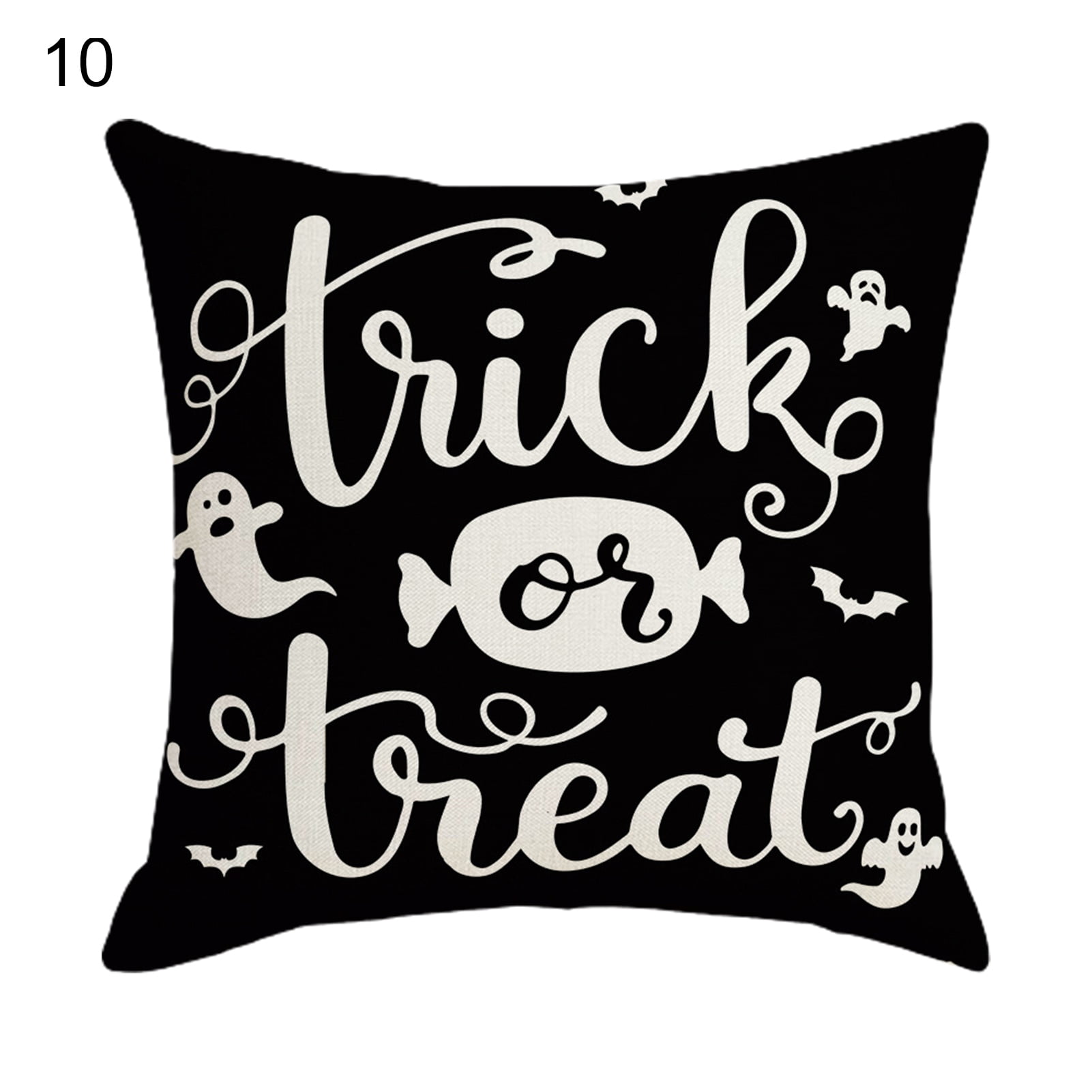 TOPOINT 18×18 Inch Halloween Pillow Covers Halloween Decorations