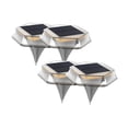 thumbnail image 2 of koolsoo 4 Pieces Garden Lamps Ground Stake Marine Dock Path LED Solar Decking Lights Warm Light, 2 of 7