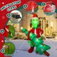 thumbnail image 5 of Decoración navideña inflable para exteriores, LOCOLY, monstruo verde de 7 pies, 5 of 8
