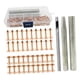 thumbnail image 1 of Kit de remaches de cuero Reparación de remaches Decoración Remaches de doble tapa Remaches de cobre para D, 1 of 9