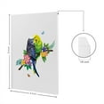thumbnail image 4 of WayFare Art Canvas Prints Poster, 8 x 10 Inches Wall Decor Artwork, Budgie Parakeet Lovebird, 4 of 7