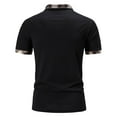 thumbnail image 5 of Sngxgn Men's Polo Shirt, Soft Polo Shirt, Short Polo Shirt(Black,L), 5 of 7