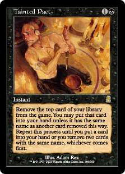 Odyssey Rare MTG Commander LP Details about   1x Tainted Pact 