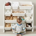 thumbnail image 6 of Humble Crew Cambridge Toy Storage Organizer with 12 Plastic Storage Bins, White, 6 of 8
