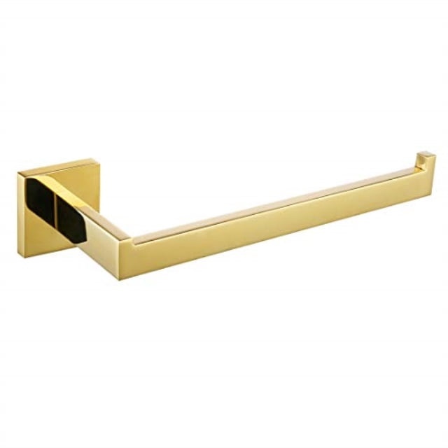 Velimax Premium Stainless Steel Hand Towel Holder Wall Mounted Towel Ring Modern Hand Towel Holder For Bathroom Kitchen Polished Gold Finish Walmart Com Walmart Com