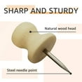 thumbnail image 3 of Sleek and Stylish Black Wooden Push Pins - Small Size, Big Impact for Bulletin Boards and More - 100pcs, 3 of 6