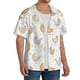 thumbnail image 2 of Fotbe Funny Chicken Camisa Estampada de Manga Corta para Hombre, Casual de Verano, Estilo Playero, Sin Arrugas-Large, 2 of 5