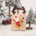 thumbnail image 1 of Bolsa de dulces de regalo de Navidad, bolsas con cordón, bolsa de algodón ecológica de Navidad, sacos de Papá Noel, bolsas de regalo de Navidad, 1 of 4
