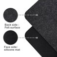 thumbnail image 2 of 3 Pieces Heat  Mat for Air Fryer Countertop Heat Protector Non-Slip Heat Proof Mat Kitchen Hot Pads for Blender, 2 of 7