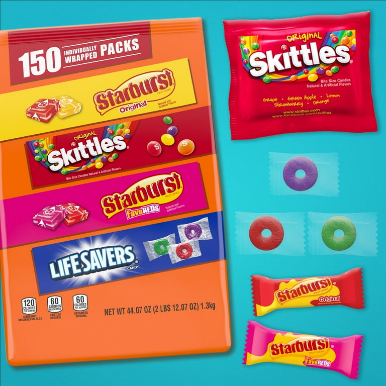 Chewy and Hard Candy Assortment, 44.07 oz Bag, 150 Individually Wrapped Pieces, Ships in 1-3 Business Days Chewy and Hard Candy Assortment, 44.07 oz Bag, 150 Individually Wrapped Pieces, Ships in 1-3 Business Days
