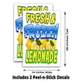 thumbnail image 2 of Fresh Frozen Lemonade (24" X 36") Vinyl Decal Only (Pack of 2) |Sign|Sticker|Poster, 2 of 4