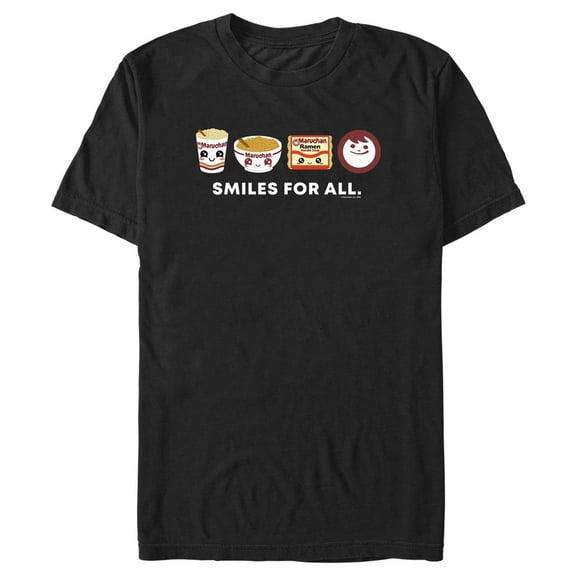 Men's Maruchan Smiles for All  Graphic Tee Black Small
