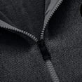 thumbnail image 6 of WREESH Men's Knitted Hooded Cardigan Winter Sweater, Long Sleeve Open Front Coat with Pocket Design, 6 of 8
