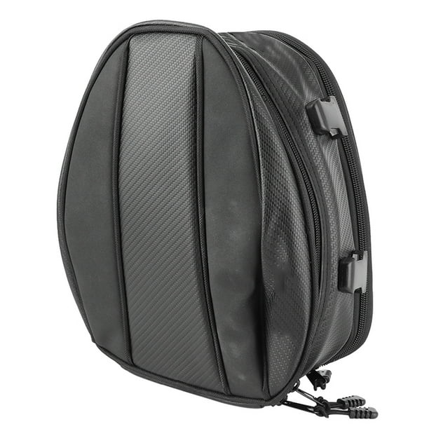 Ymiko sac de queue de moto, sacs de casque en tissu Oxford imperméable sac  arrière de moto sac de selle arrière étanche casque queue sacs de bagages  boîte 