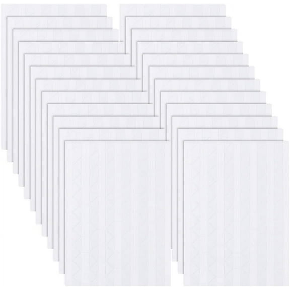 2448 Pcs 24 Sheets Photo Corners Stickers Clear Photo Mounting Corners Self Adhesive Triangle Picture Corner Plastic Stickers Picture Holder Protectors