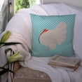 thumbnail image 3 of Carolines Treasures BB8157PW1414 White Holland Turkey Blue Check Fabric Decorative Pillow, 14 x 14 in., 3 of 4