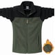 thumbnail image 4 of pstuiky hombres de manga larga, Blusa/camisa informal y moderna de color liso con cuello alto y cremallera para hombre Tops casuales para hombres l, 4 of 4
