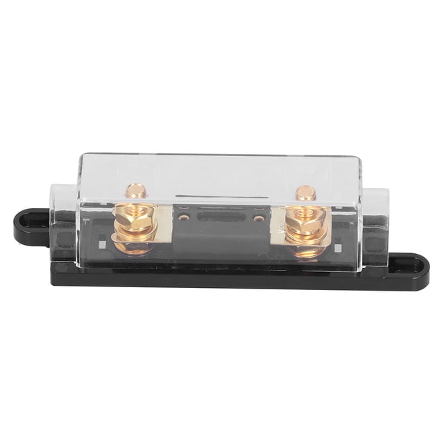 Soporte de Fusibles, CAJA de Fusibles Protección Eléctrica Fácil Instalación Anti Corrosión Duradera para Amplificador de Alimentació de Audio de Automóviles