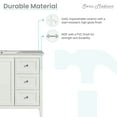 thumbnail image 4 of Cannes 48 in. White Bathroom Vanity With White, 3-Hole Ceramic Sink Top, 4 of 10