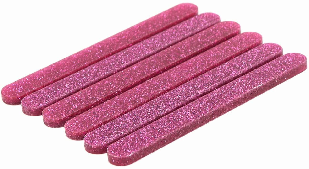 Glitter Acrylic Cakesicke Sticks - Red, Pink, Gold, Green Glitter Pops –  Delightful Details