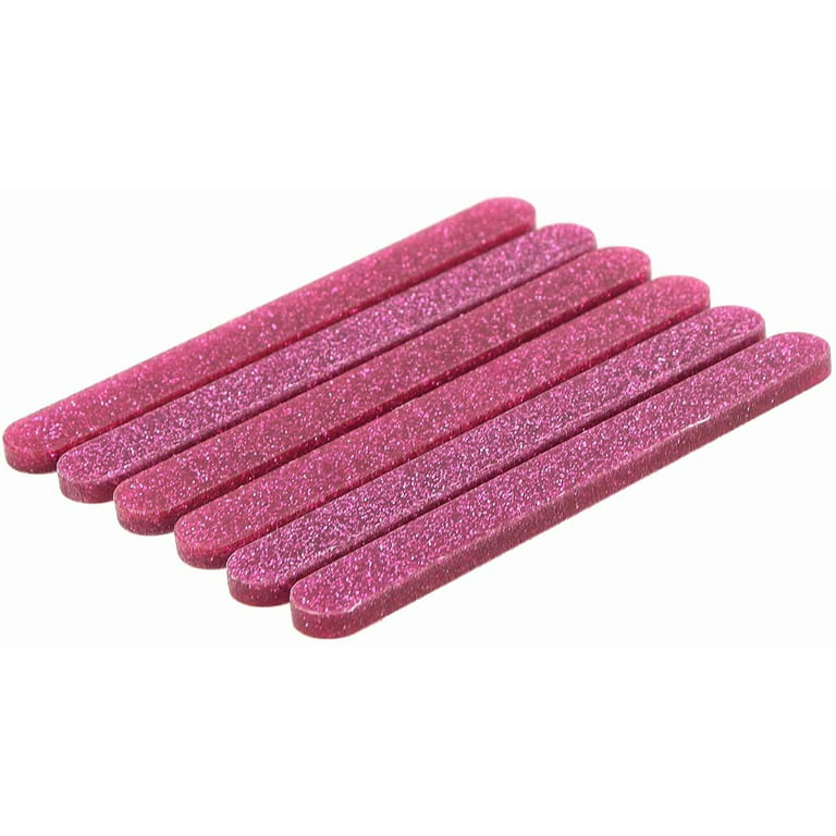 Glitter Acrylic Cakesicke Sticks - Red, Pink, Gold, Green Glitter