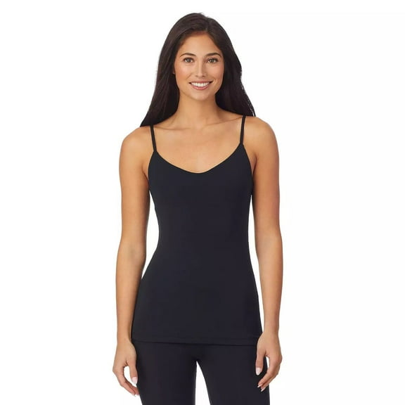 Women's Cuddl Duds® Softwear with Stretch Cami Color: Black Size: X SMALL