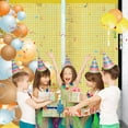 thumbnail image 4 of PENGXIANG Disco Foil Frange Rideau Fête Suspendu Décoration 6ft x 3ft Or, 4 of 7