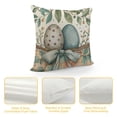 thumbnail image 4 of JRXY  Easter Eggs Eucalyptus Throw Pillow Cover,  Spring Easter Cushion Case Decoration for Sofa Couch White, 4 of 5