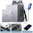 thumbnail image 2 of Mochila hk Business Slim para hombre con cargador USB de 15,6 pulgadas, 2 of 7