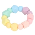 thumbnail image 3 of Silicone Baby Teether, Discomfort Relief Bracelet Shape Easy To Grip Beaded Teether Ring Safe To Use For Hospital ANGGREK AG2012, 3 of 8