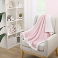 thumbnail image 6 of Parent's Choice Popcorn Plush Super Soft Baby Blanket, Reversible, Pink, 30 in x 40 in, Infant Girl, 6 of 13