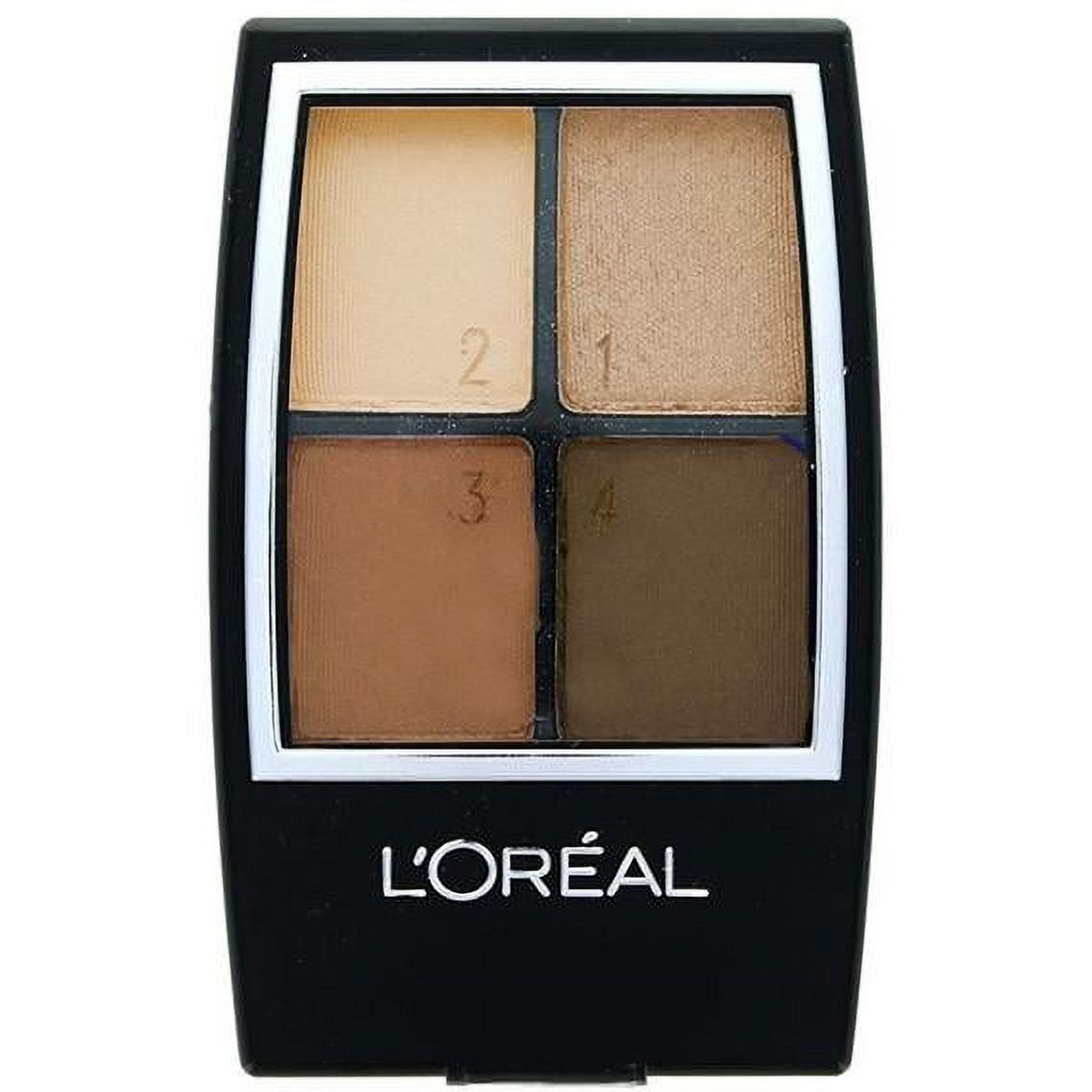 L'Oréal Paris Studio Secrets Professional Color Smokes Eyeshadow Quad, 936 Blackened Smokes, 0.16 Fl. Oz. - image 2 of 16