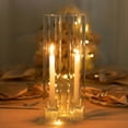 thumbnail image 2 of Efavormart 2 Pack Clear Glass Pillar Hurricane Candle Shades with 2.25" Wide Open Ends - 14" Tall, 2 of 11