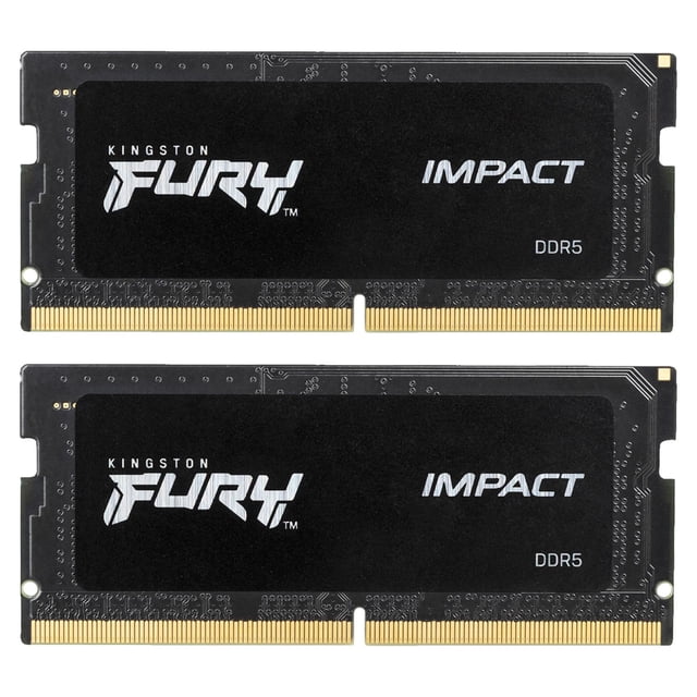 Memoria RAM DDR4 64GB 3200MHz KINGSTON FURY IMPACT 2x32GB Laptop negro