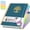 Blue, variant on NIRMIRO A4 5-Subject Spiral Notebook, 8.5"x11", College Ruled with Removable Tabs, 300 Pages 100GSM Thick Paper & Inner Pocket for Writing