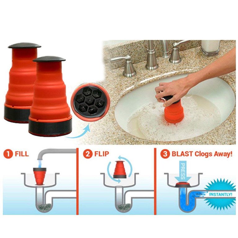 Eliminate Clogs Instantly - 1pc Drain Clog Remover Tool For Shower, Kitchen  Sink, Bath Tub & More!