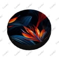 thumbnail image 5 of Colorful Strelitzia Flower Pattern Polyester Universal Spare Wheel Tire Cover Wheel Covers for Trailer RV SUV Truck Camper, 5 of 5