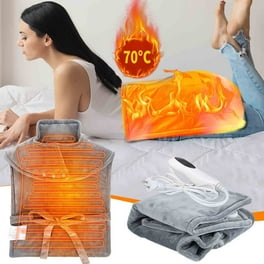 XUXHOU Couverture Portable Chauffante USB, Châle Poncho Chauffant électrique Doux pour la Peau